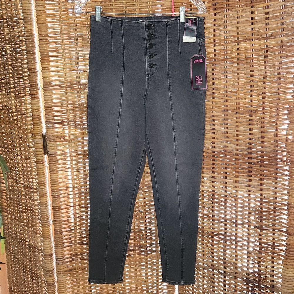 No Boundaries Front Seam Hi Rise Crop Skinny Jeans NWT 11